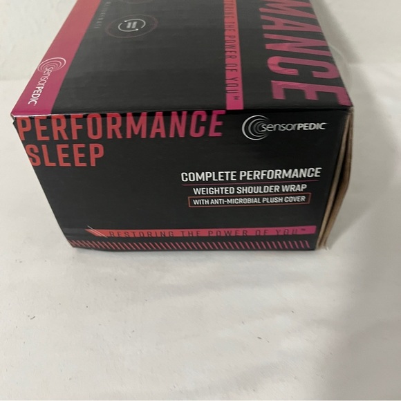 SensorPEDIC Performance Weighted Shoulder Wrap 4lb Stress Relief Anti Microbial - Picture 6 of 8